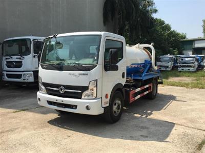 Xe hút chất thải 3 khối (3m3) Dongfeng nhập khẩu