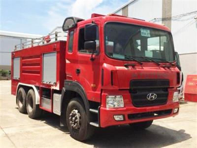 Xe chữa cháy Hyundai HD260 11 khối 3 chân 9 nước 2 khối bọt