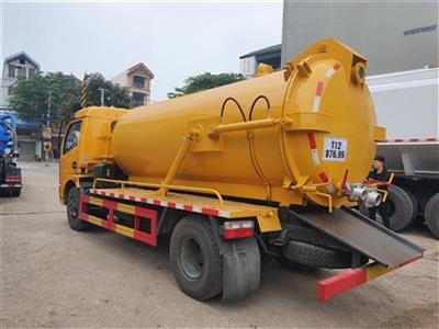 Xe hút chất thải 5 khối dongfeng được viettruck nhập khẩu nguyên chiếc từ dongfeng hồ bắc chính hãng