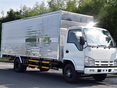 Xe tải 1t49 thùng kín dài 4m4 isuzu NK470L